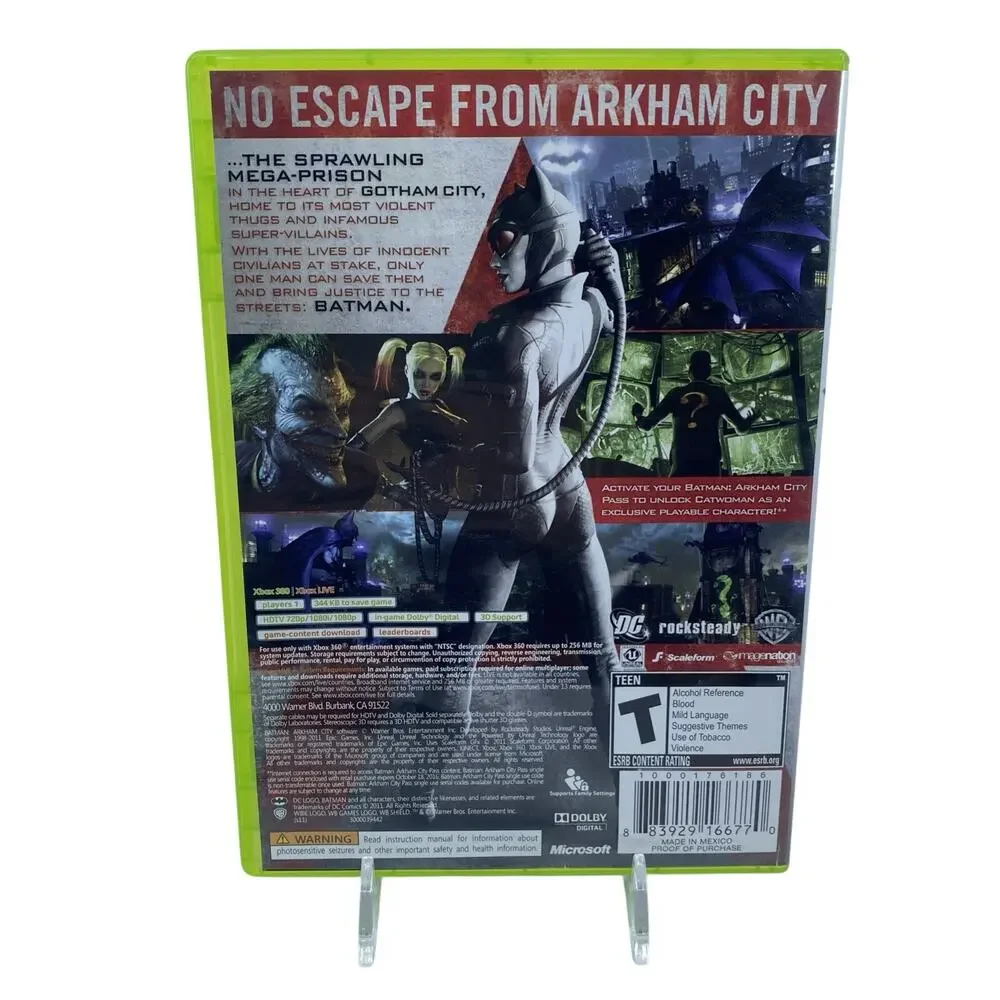 Batman Arkham Origins CIB & Arkham City Xbox 360 Game Lot Complete Tested